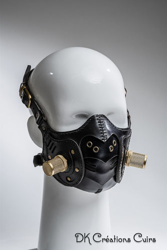 Masque respirateur avec faux filtres amovibles divers coloris